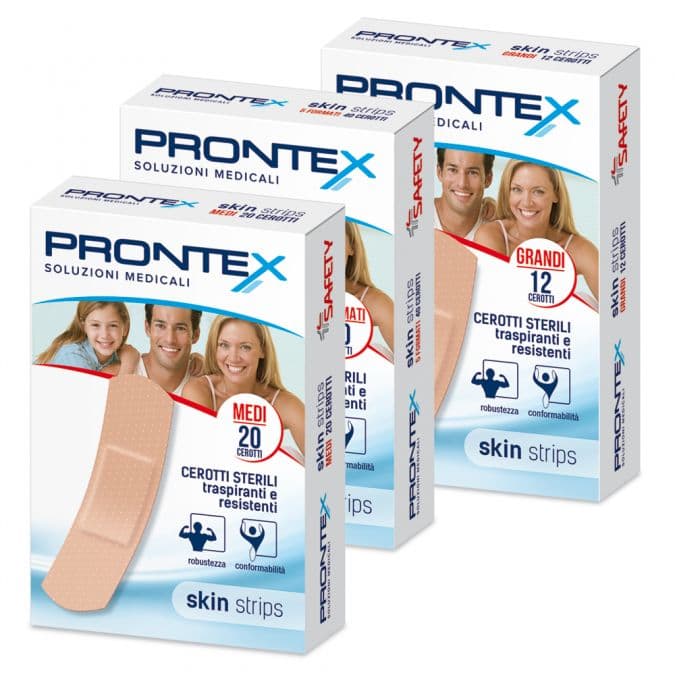 PRONTEX SKIN STRIPS ASSORT 40PZ