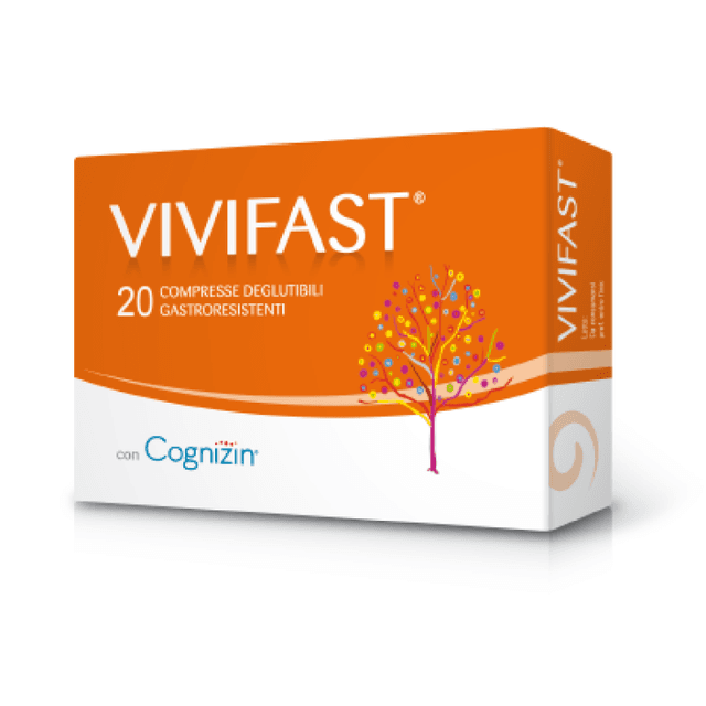 Vivifast Citicolina + Vitamina E – 20 compresse