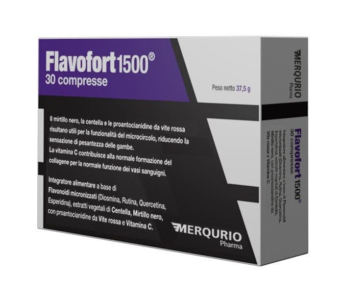 Flavofort 1500 Diosmina + Centella asiatica – 30 compresse
