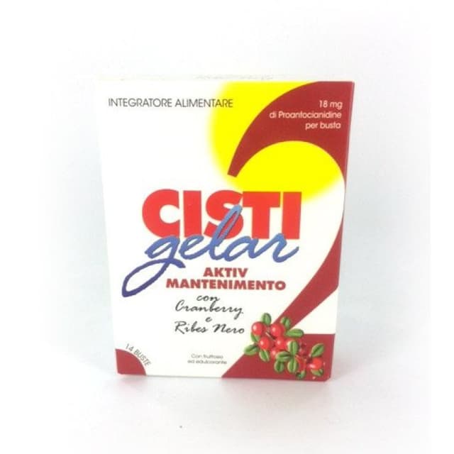 Cistigelar Aktiv 2 INT Mirtillo + Mirtillo rosso – 14 bustine