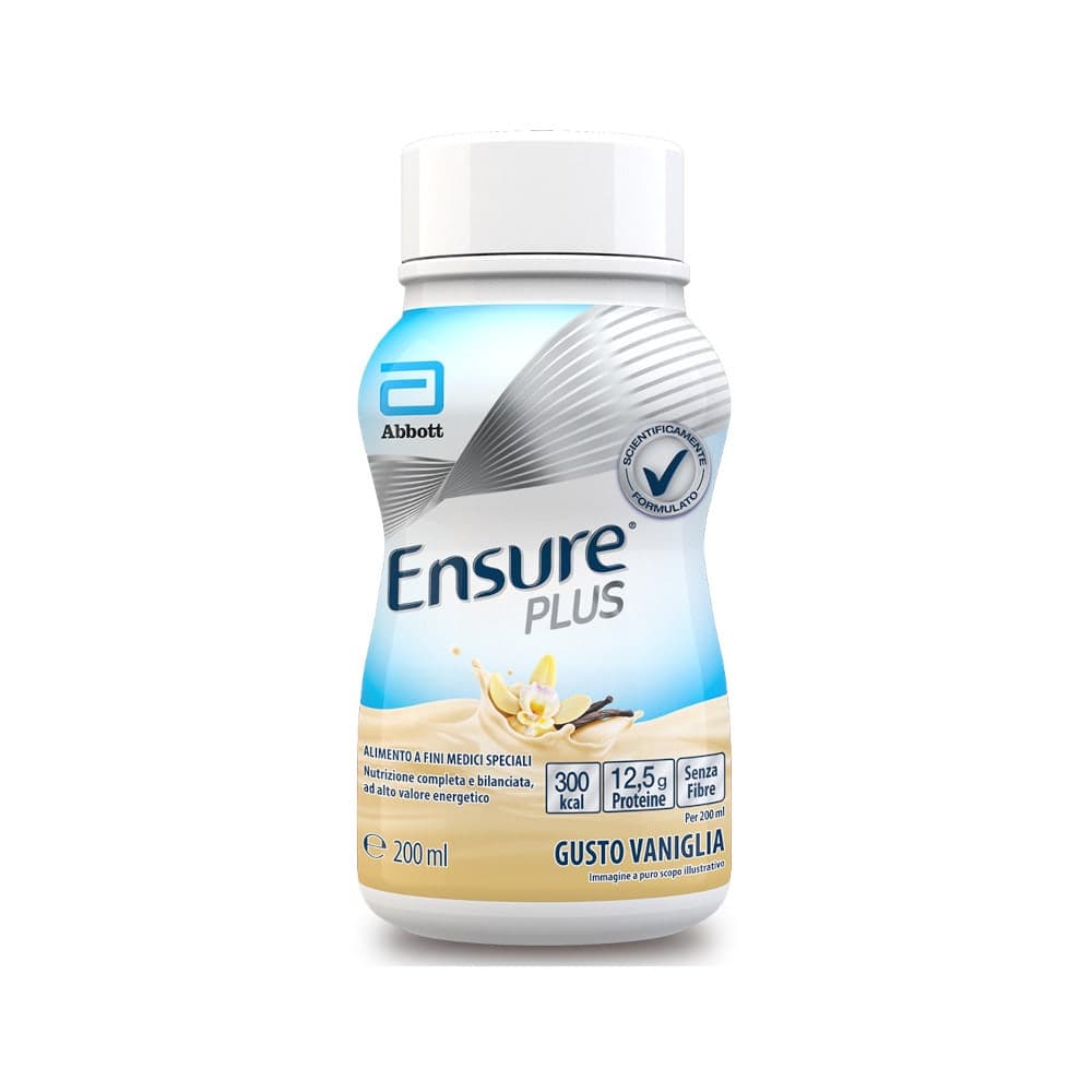 Ensure Plus Vanilla Potassio + Magnesio – 4x200 ml bevanda nutrizionale