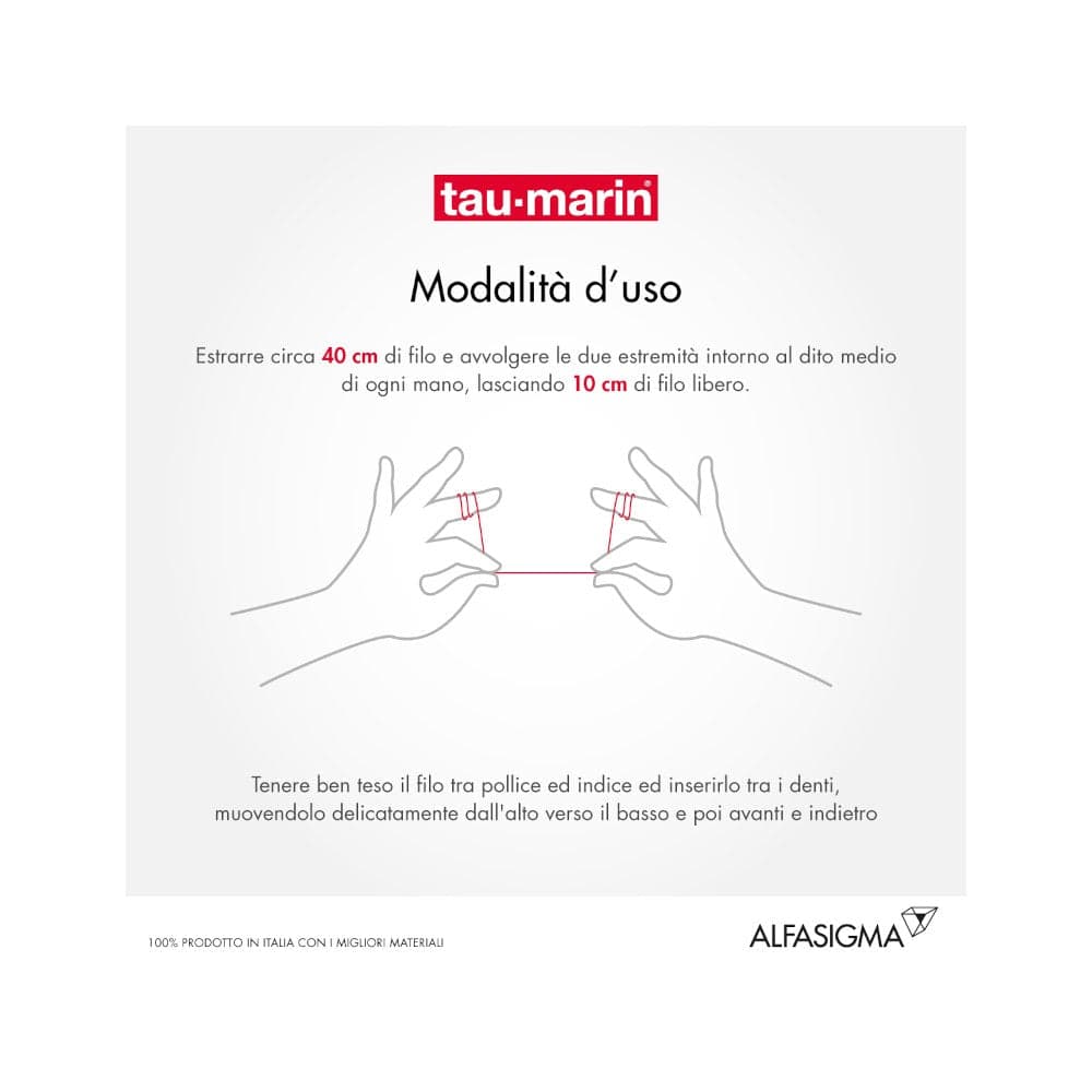 Taumarin Filo Interdentale Classico – 50 m