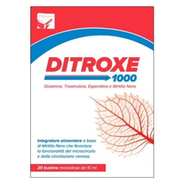 Ditroxe 1000 Diosmina + Rutina – 20 bustine monodose