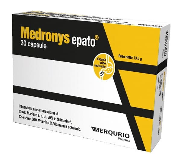 Medronys Epato Cardo mariano 350 mg + Vitamina C – 30 capsule