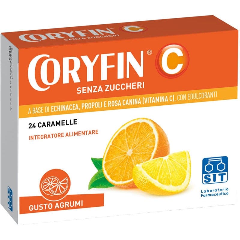 Coryfin C Caramelle – Agrumi, senza zucchero