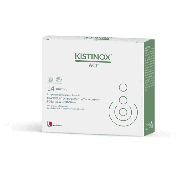 Kistinox Act Mirtillo rosso + D-mannosio – 14 bustine