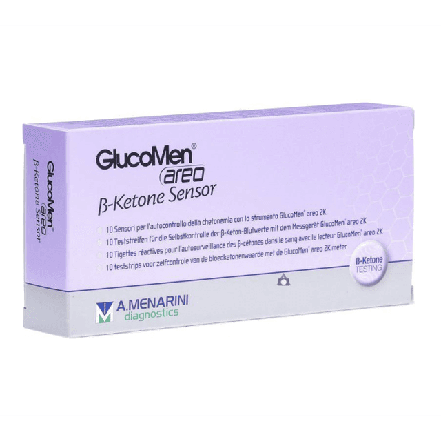 Glucomen Areo B-Ketone – 10 strisce reattive