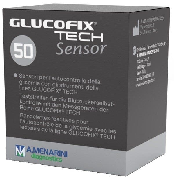 Glucofix Tech Sensor – 50 strisce reattive