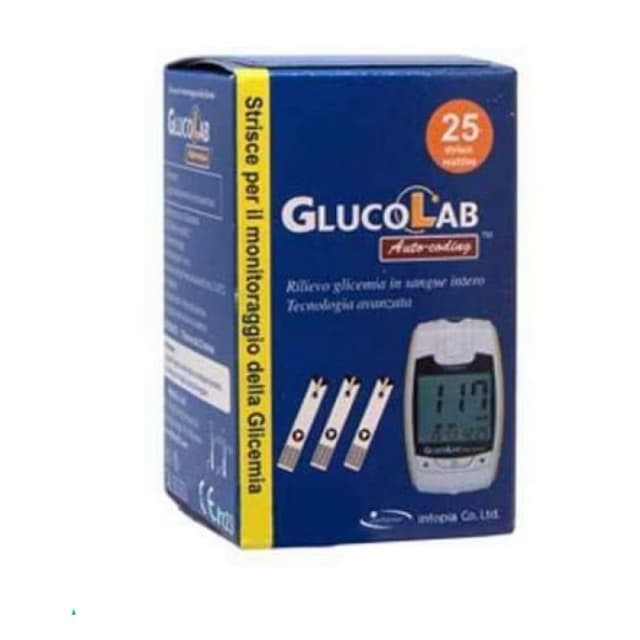 Glucolab Strisce reattive per glucometro – 25 pezzi