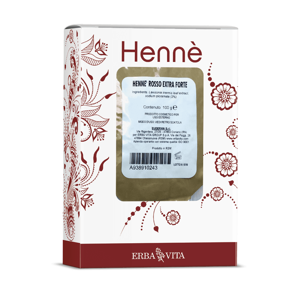Henné Color Rosso Naturale Extra Forte – Colorazione Vegetale