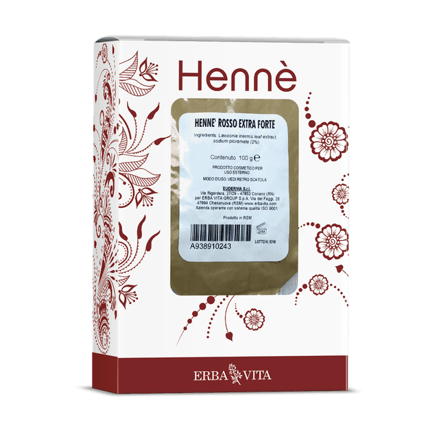 Henné Color Rosso Naturale Extra Forte – Colorazione Vegetale