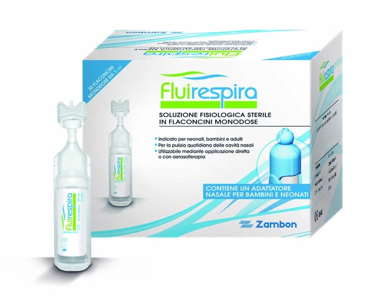 Fluirespira soluzione salina – 30 fiale