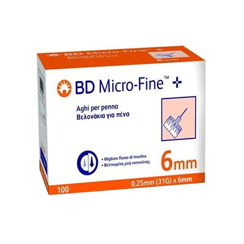 Aghi BD 31G x 6 mm per Penne Insulina – 100 Pezzi