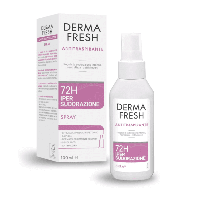 Dermafresh 72h Ipersudorazione – spray antitraspirante