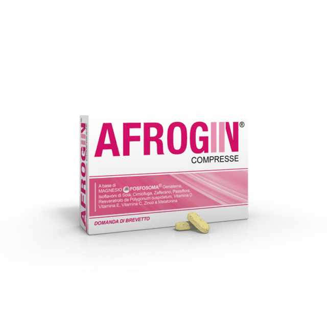 Afrogin Isoflavoni di soia + Zafferano – 30 compresse