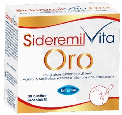 Sideremil Vita Oro Ferro + Multivitaminico – 30 bustine