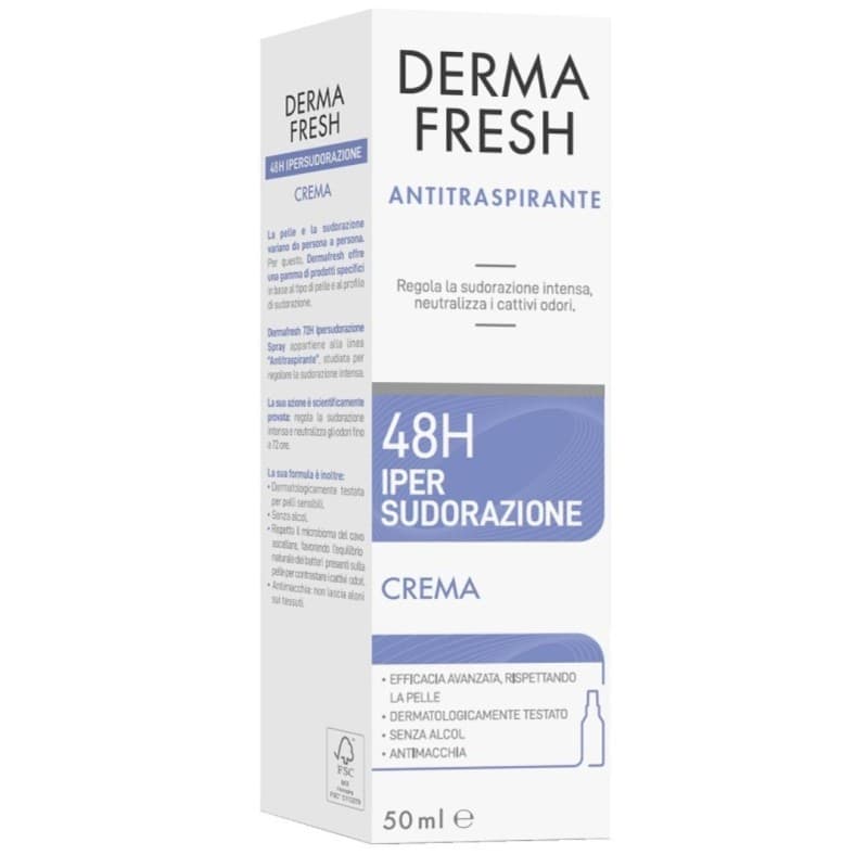 Dermafresh 48h Crema Deodorante Sudorazione Elevata – 50 ml