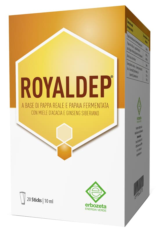 Royaldep Ginseng + Multivitaminico – 20 bustine liquide