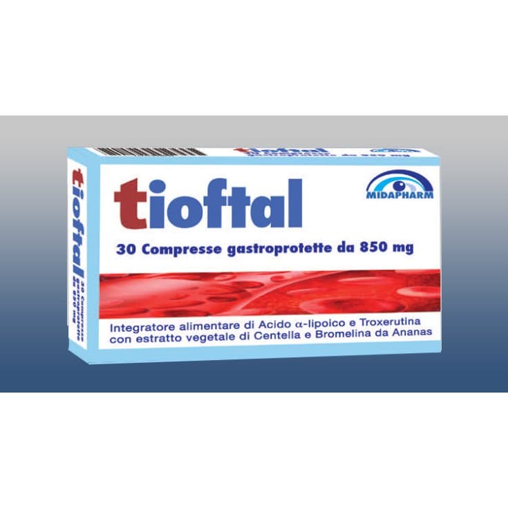 Tioftal Centella asiatica 100 mg + Rutina – 30 compresse