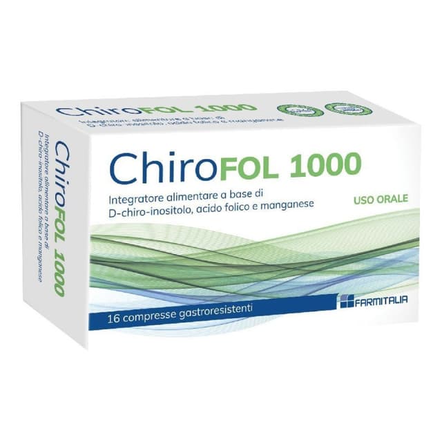Chirofol 1000 D-chiro-inositolo + Acido folico – 16 compresse