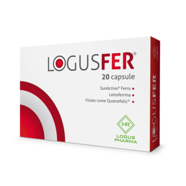 Logusfer Ferro 30 mg + Lattoferrina – 20 capsule