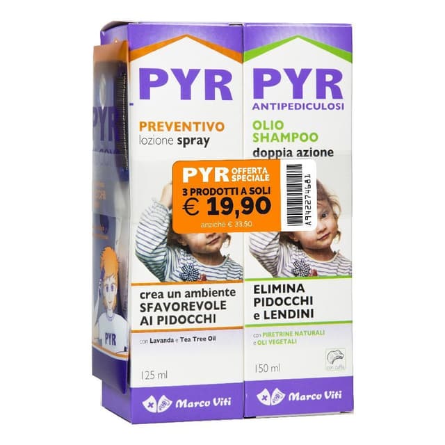 Marco Viti Pyr Set: Shampoo Olio + Spray + Pettine