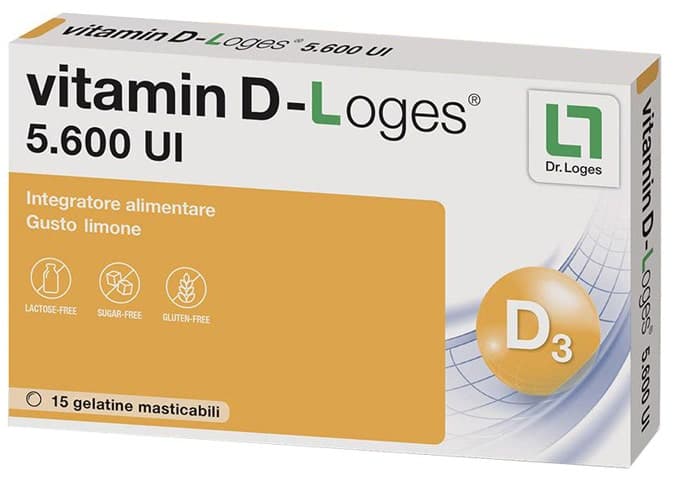 Vitamin D-Loges – 15 capsule molli