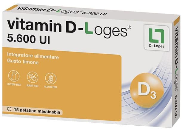 Vitamin D-Loges – 15 capsule molli