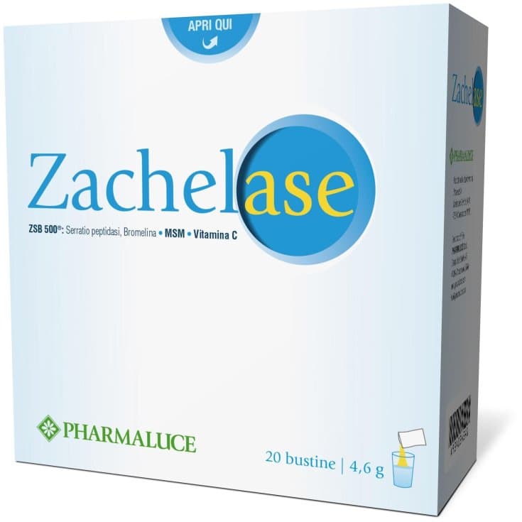 ZACHELASE Bromelina 1.000 mg + Vitamina C – 20 bustine