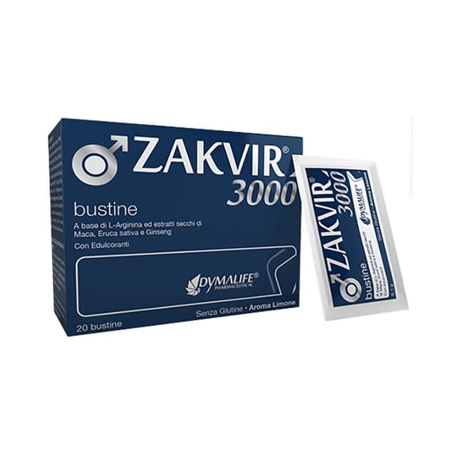 Zakvir 3000 L-arginina + Ginseng – 20 bustine