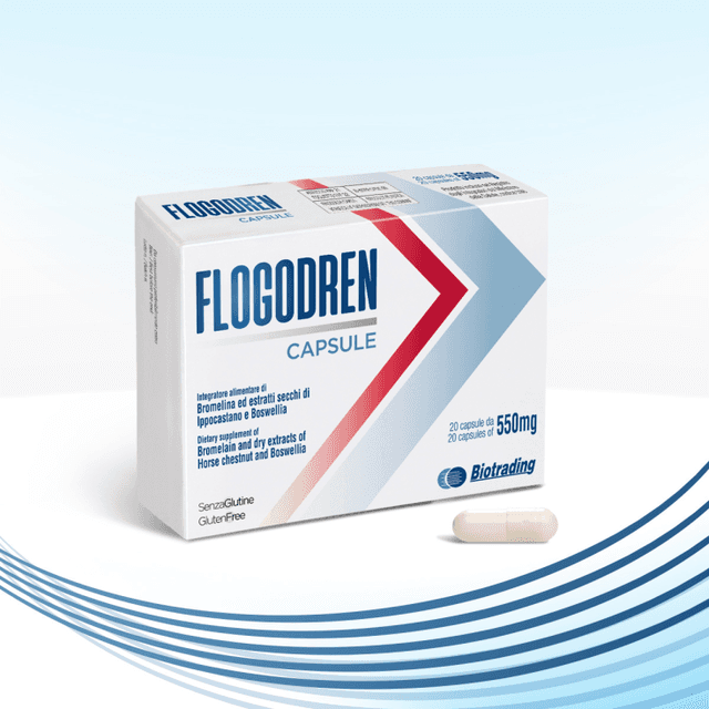 Flogodren Bromelina + Ippocastano – 20 Capsule