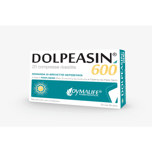 Dolpeasin 600 Palmitoiletanolamide (PEA) 600 mg + Curcuma – 20 compresse gastroprotette