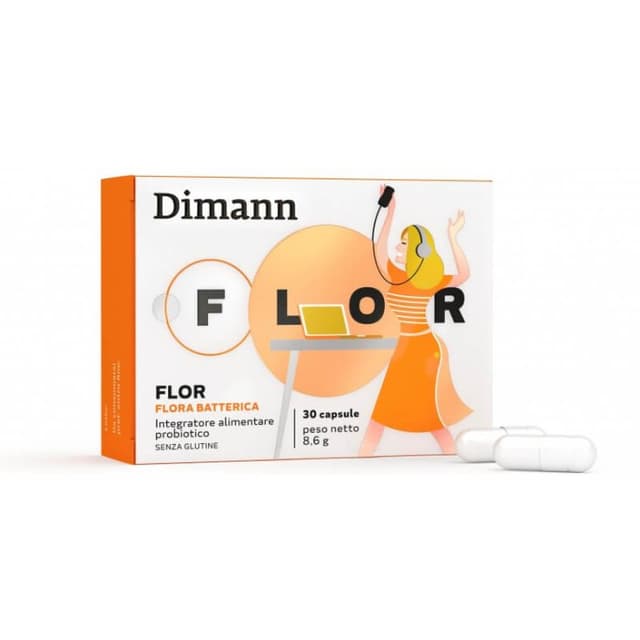 Dimann Flor Fermenti lattici probiotici – 30 capsule
