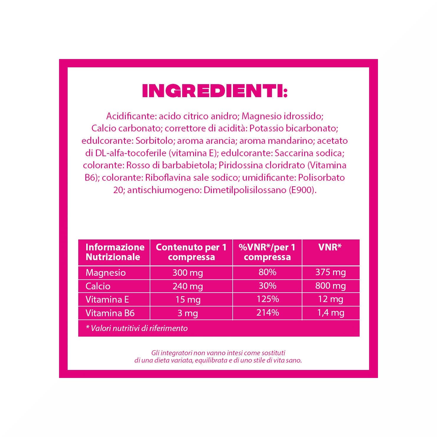 Buscofen Premestruale Magnesio + Vitamina B6 – 15 compresse effervescenti