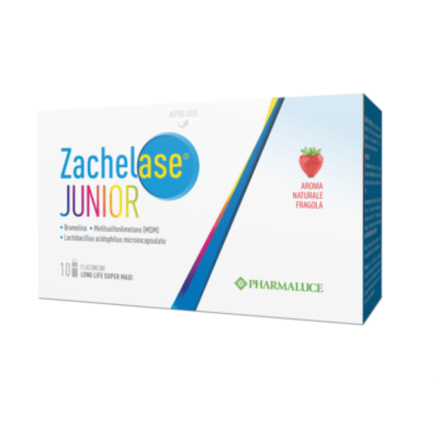 ZACHELASE Junior Bromelina 250 mg + Fermenti lattici probiotici – 10 fiale da 10 ml