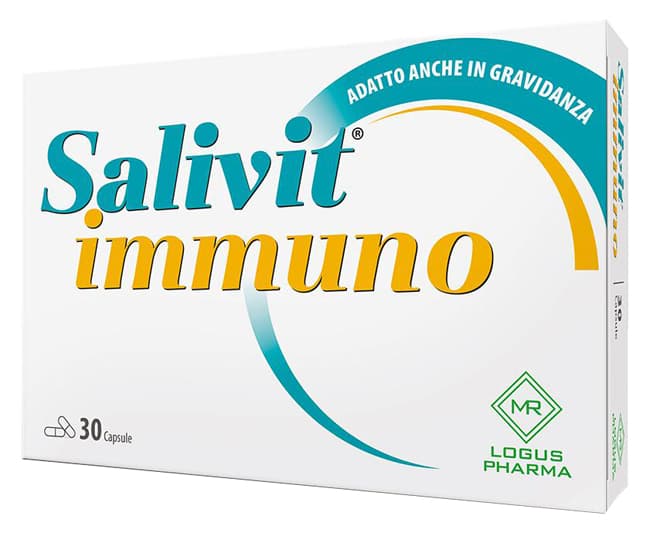 Salivit Immuno Vitamina C 500 mg + Lattoferrina – 30 capsule