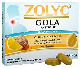 Zolyc Gola Miele/Limone – 36 pastiglie