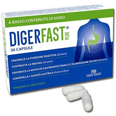 Digerfast Plus Magnesio + Zenzero – 30 capsule
