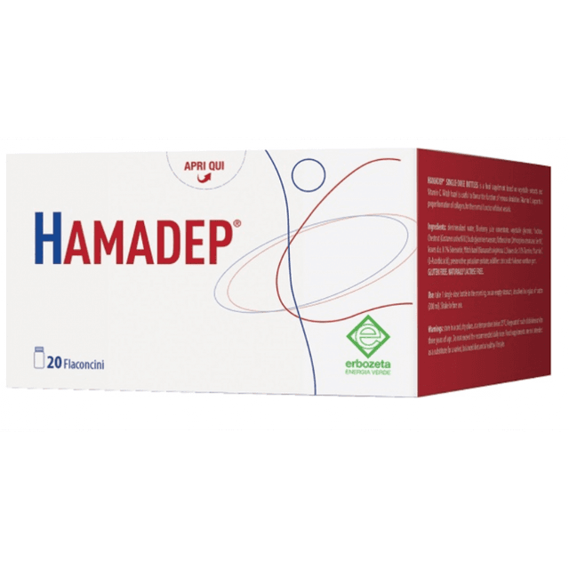 Hamadep Mirtillo + Vitamina C – 20 flaconcini