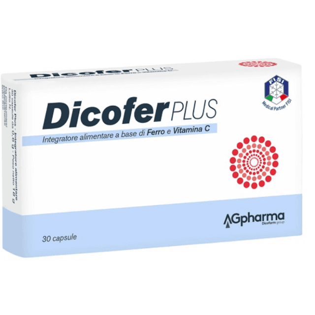 Dicofer Plus Ferro 30 mg + Vitamina C – 30 capsule
