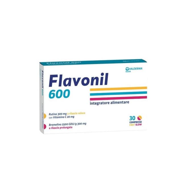 Flavonil 600 Rutina + Bromelina – 30 compresse
