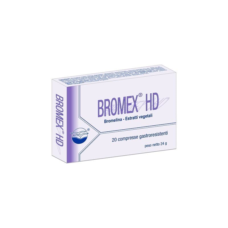 Bromex HD Bromelina 800 mg + Boswellia – 20 compresse