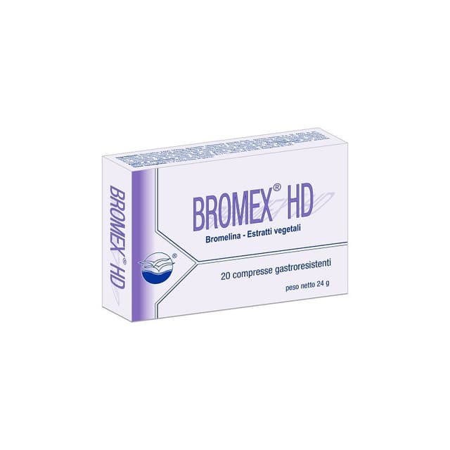 Bromex HD Bromelina 800 mg + Boswellia – 20 compresse