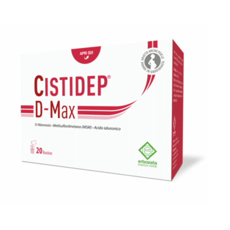 Cistidep D-Max D-mannosio + MSM + Acido ialuronico – 20 bustine