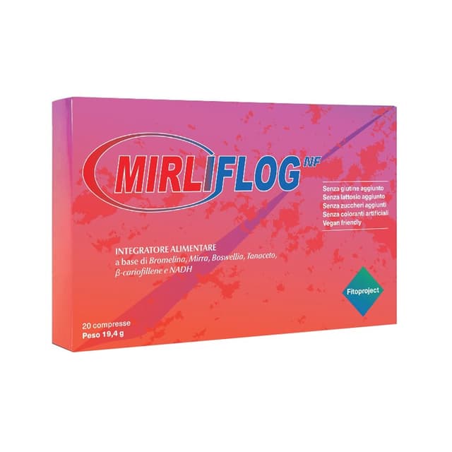 Mirliflog Bromelina 200 mg + Boswellia – 20 compresse