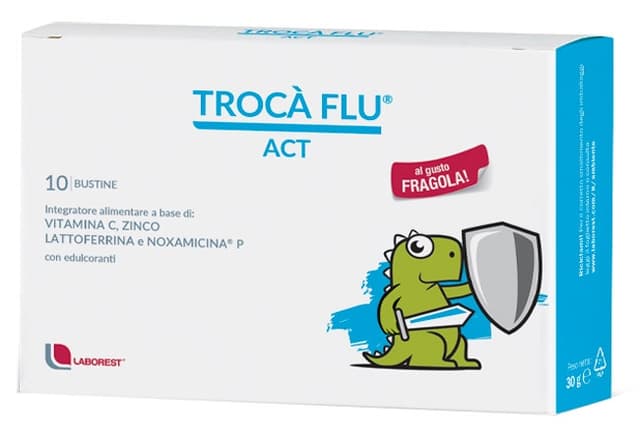Troca Flu Act Vitamina C + Lattoferrina – 10 bustine