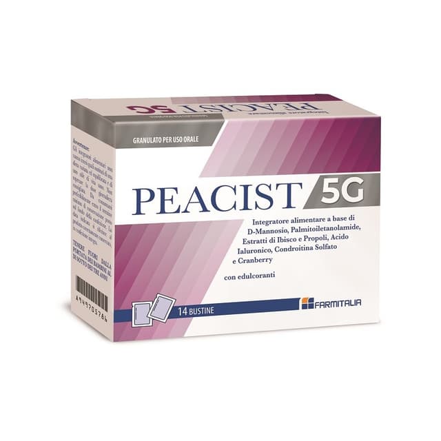 Peacist 5G D-mannosio + Palmitoiletanolamide (PEA) – 14 bustine