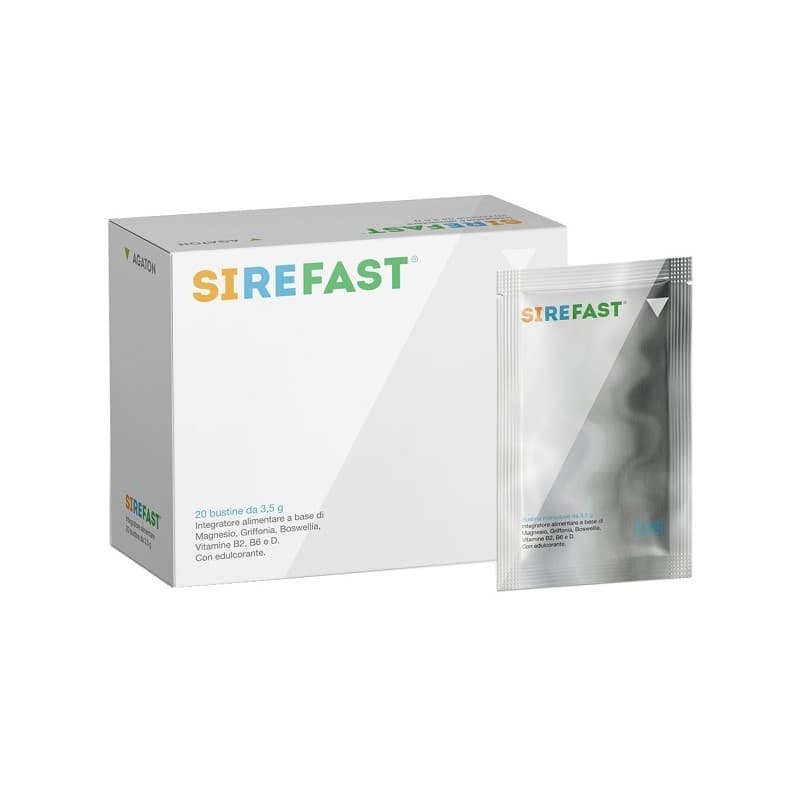 SIREFAST Magnesio 450 mg + 5-HTP – 20 bustine integratore alimentare