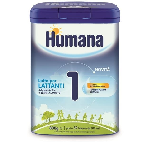 Humana 1 con 5 HMO – Latte per Neonati 800 g