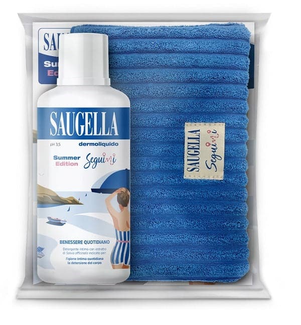 Saugella Seguimi Detergente Intimo + Borsetta – Set